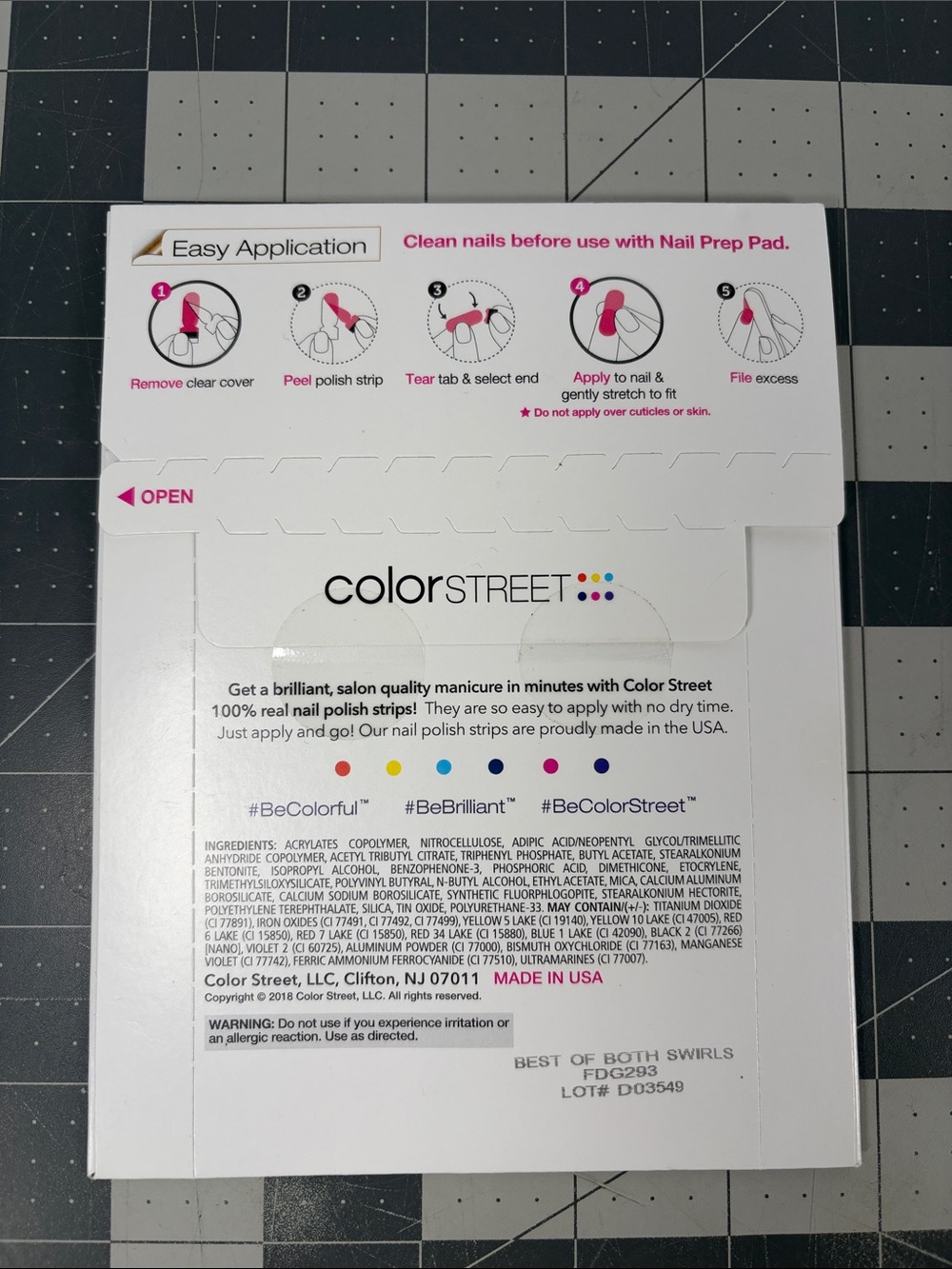 Color Street Nail Polish Strips Lot of 7 Glitter Solid & Pattern - Picture 3 of 15